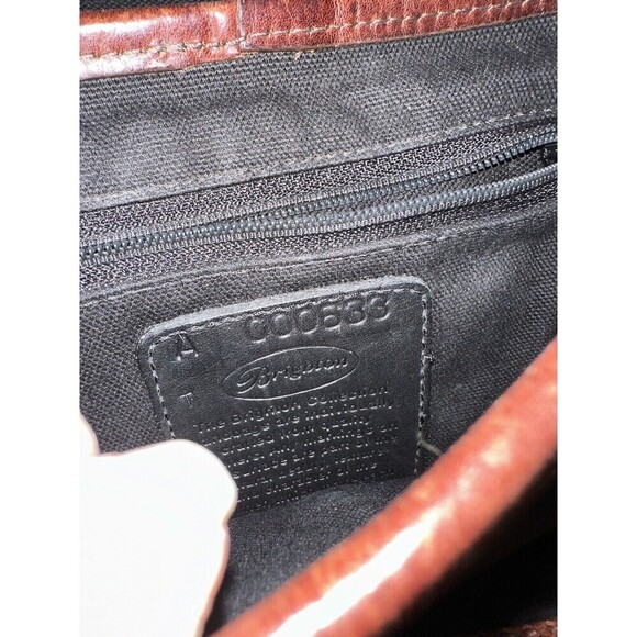 Vintage 1996 Melanie Bucket Shoulder Bag Brighton Long Strap Croc Leather - Picture 10 of 10